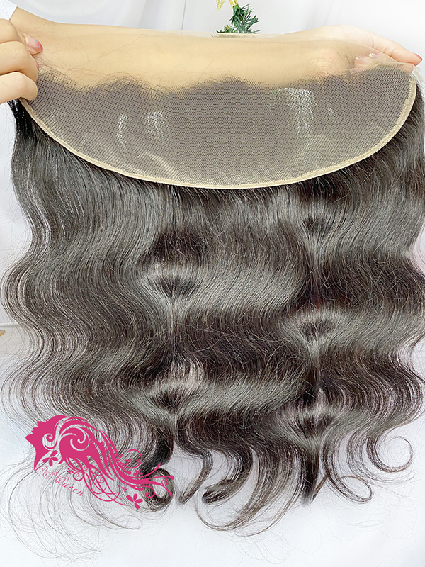 Csqueen Mink hair Body Wave 13*4 Transparent Lace Frontal Free Part Human Hair - Click Image to Close